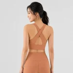 Diamond Shape Cross Back Sports Bra