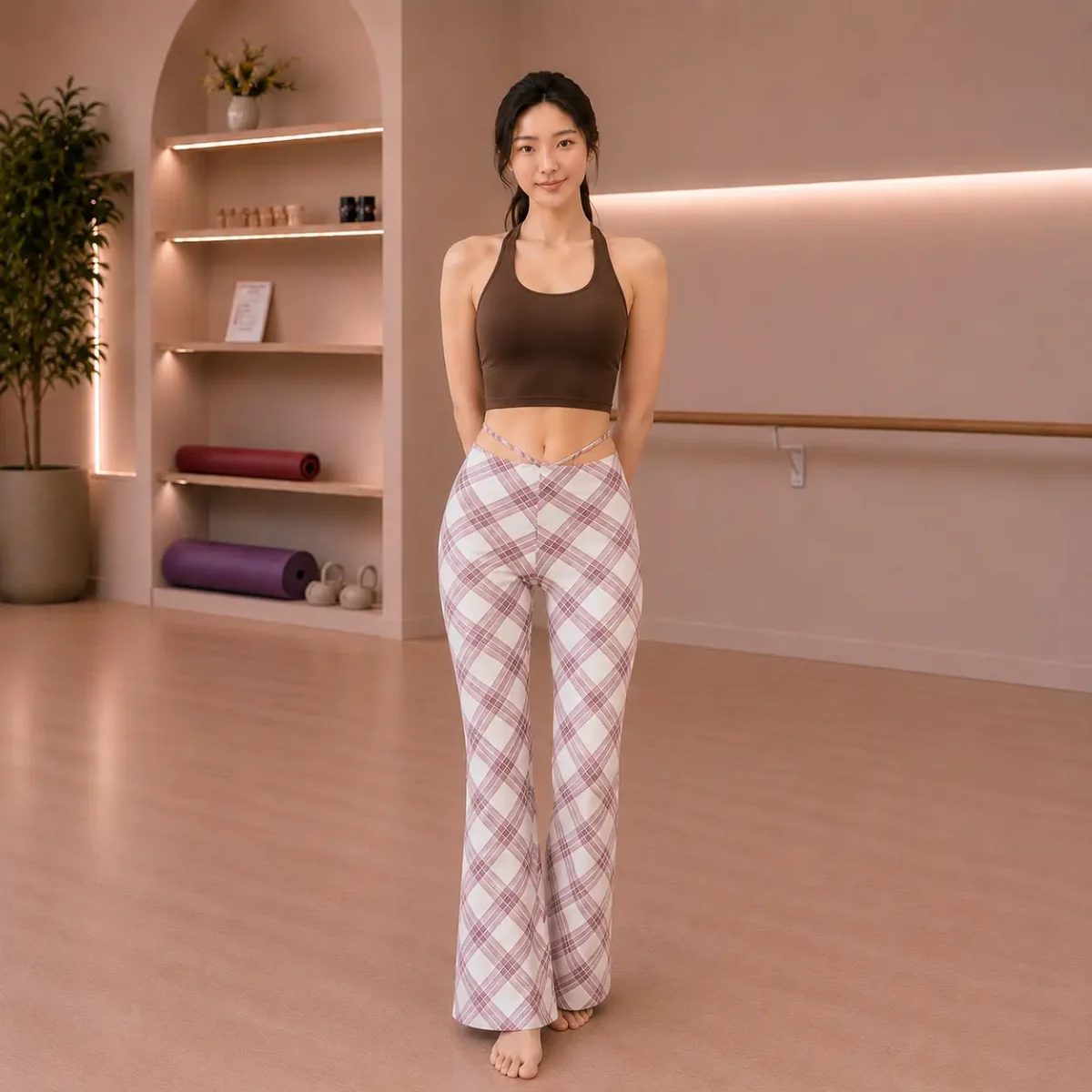 Retro Wide Leg Yoga Pants