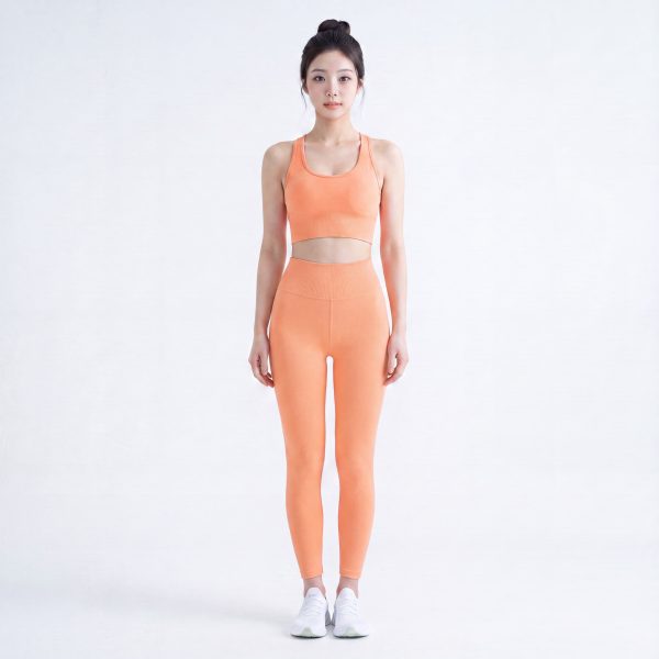 Total Comfort Long Tights - Peach - Front