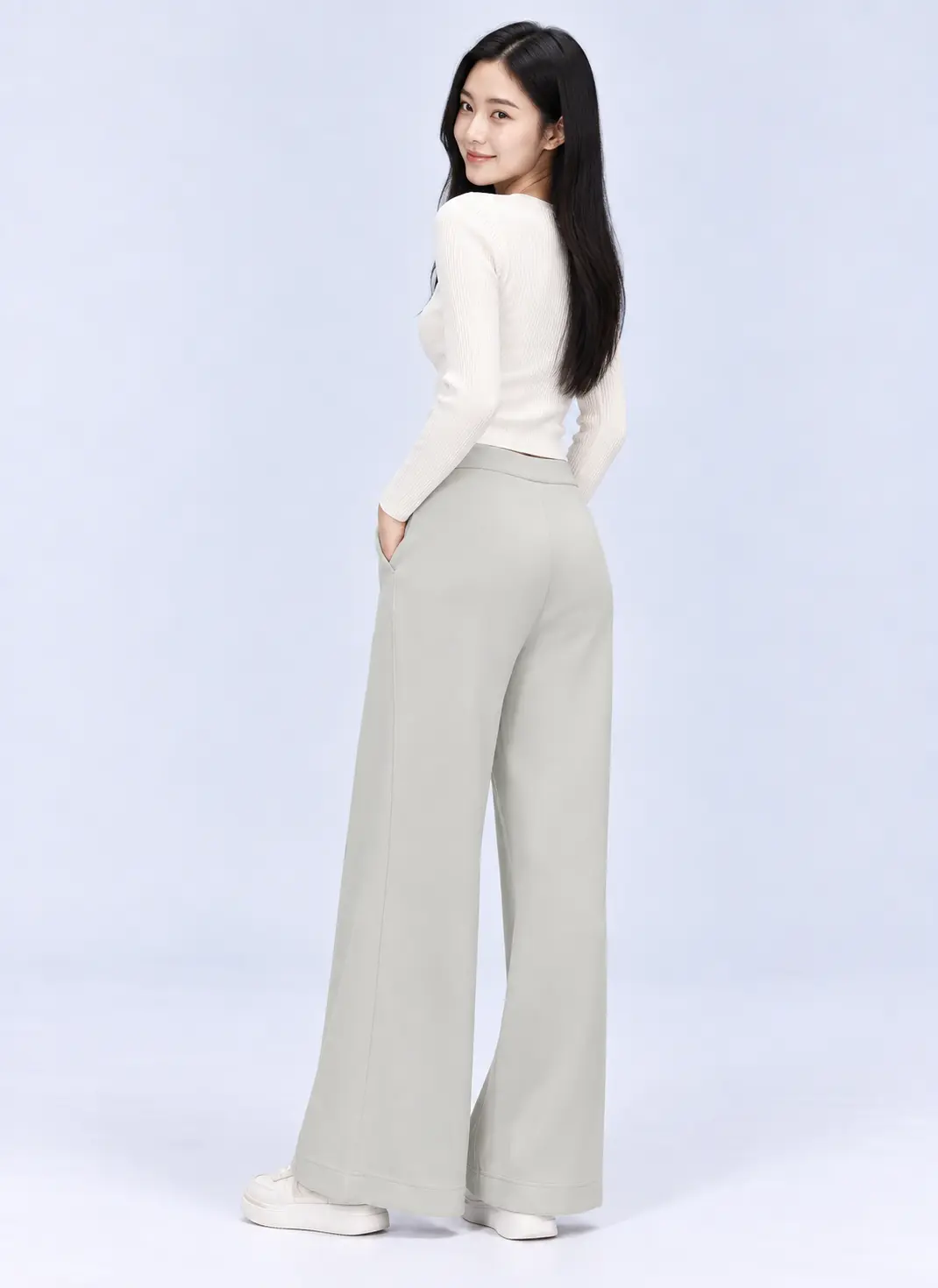 Soft Modal Wide Leg Pants