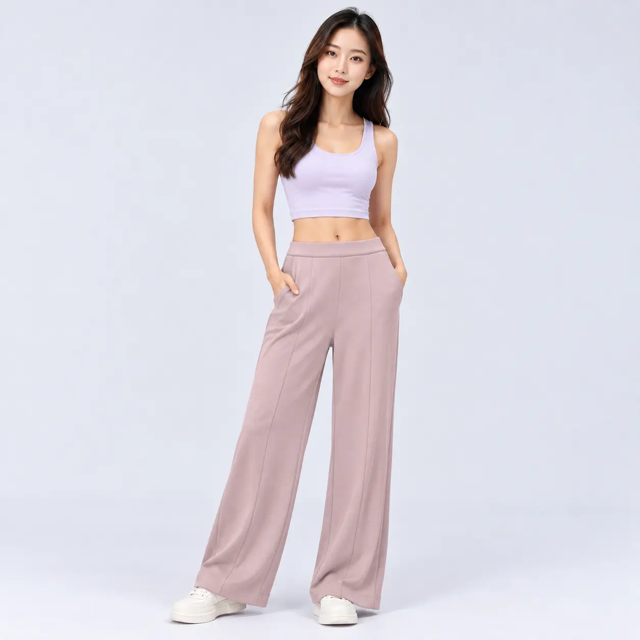 Soft Modal Wide Leg Pants