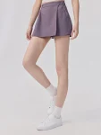 2-in-1 Tennis Skort – Built-In Shorts, Stretch Sports Skirt