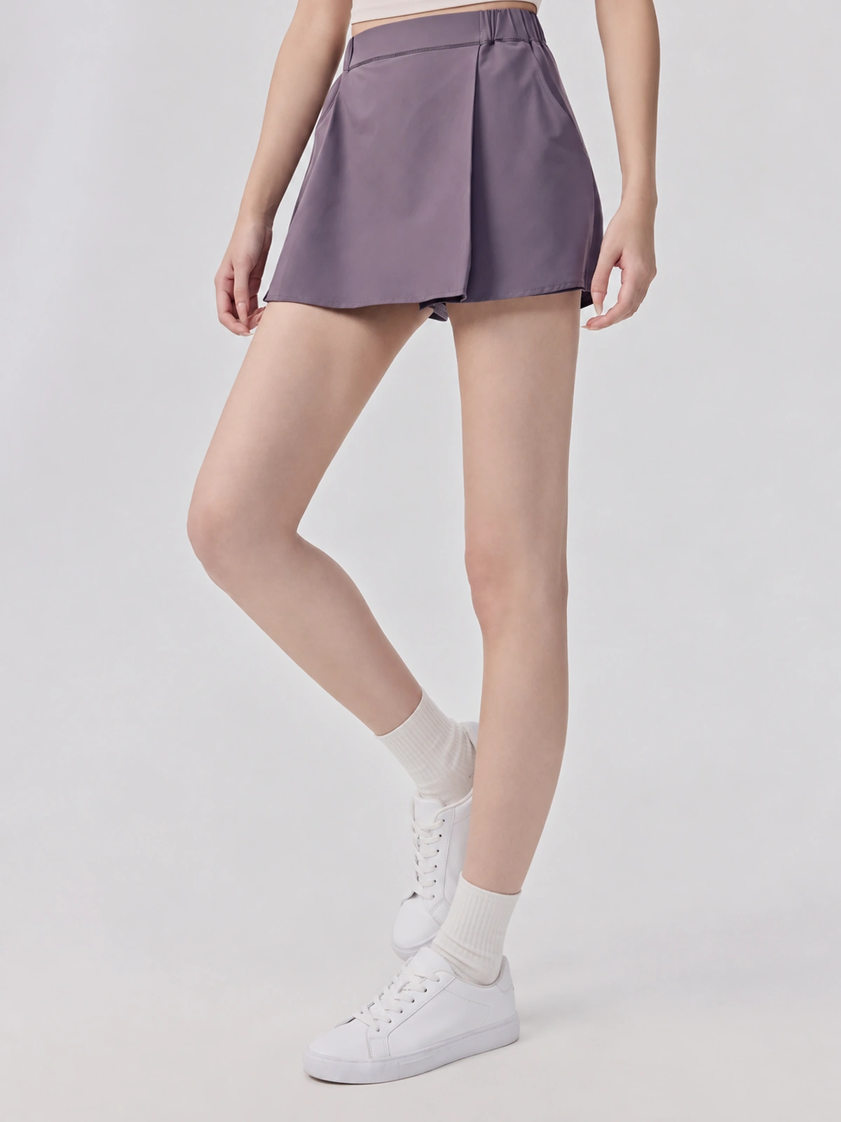 2-in-1 Tennis Skort – Built-In Shorts, Stretch Sports Skirt