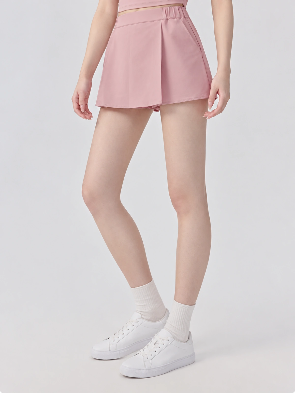 2-in-1 Tennis Skort – Built-In Shorts, Stretch Sports Skirt