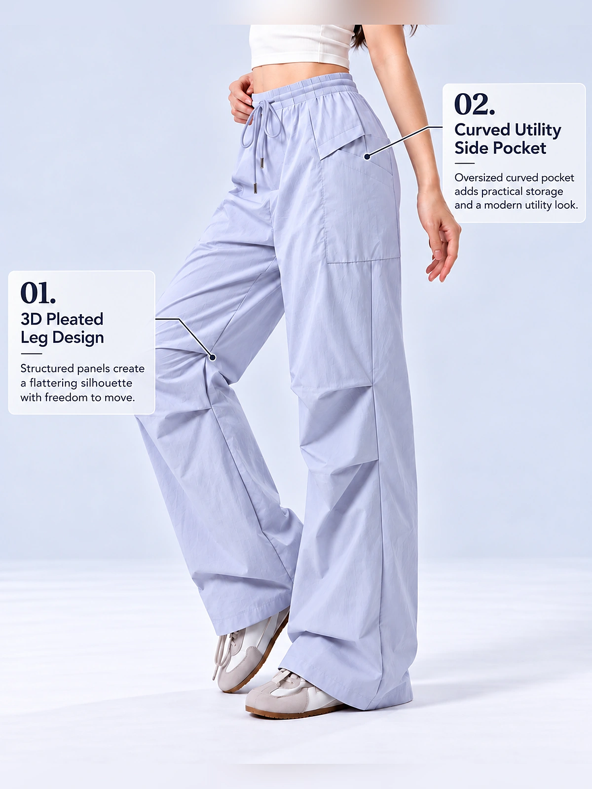 Flow Utility Wide-Leg Pants