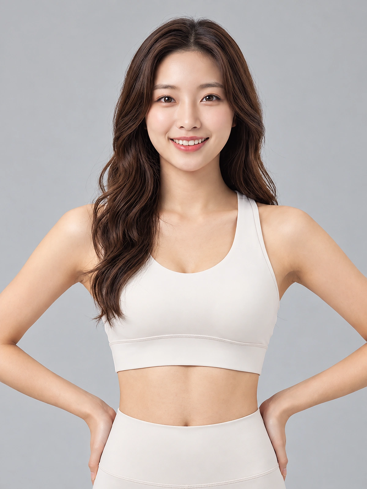 High-Support Mesh Panel Sports Bra – Wireless Padded Workout Bra
