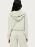 Luxe Thermal Hooded Jacket & Wide-Leg Pants Set