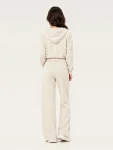 Luxe Thermal Hooded Jacket & Wide-Leg Pants Set