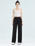Petite Wide Leg Yoga Pants – Draped Fit