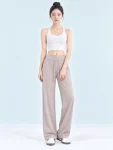 Petite Wide Leg Yoga Pants – Draped Fit