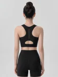 High-Support Wireless Sports Bra – Padded Workout Yoga & Pilates Bra