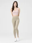 Cross-Back Padded Sports Bra – Breathable Nude-Feel Yoga Workout Top