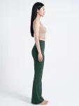 High-Waisted Flared Yoga Pants – Super Stretch Sculpting Workout Trousers