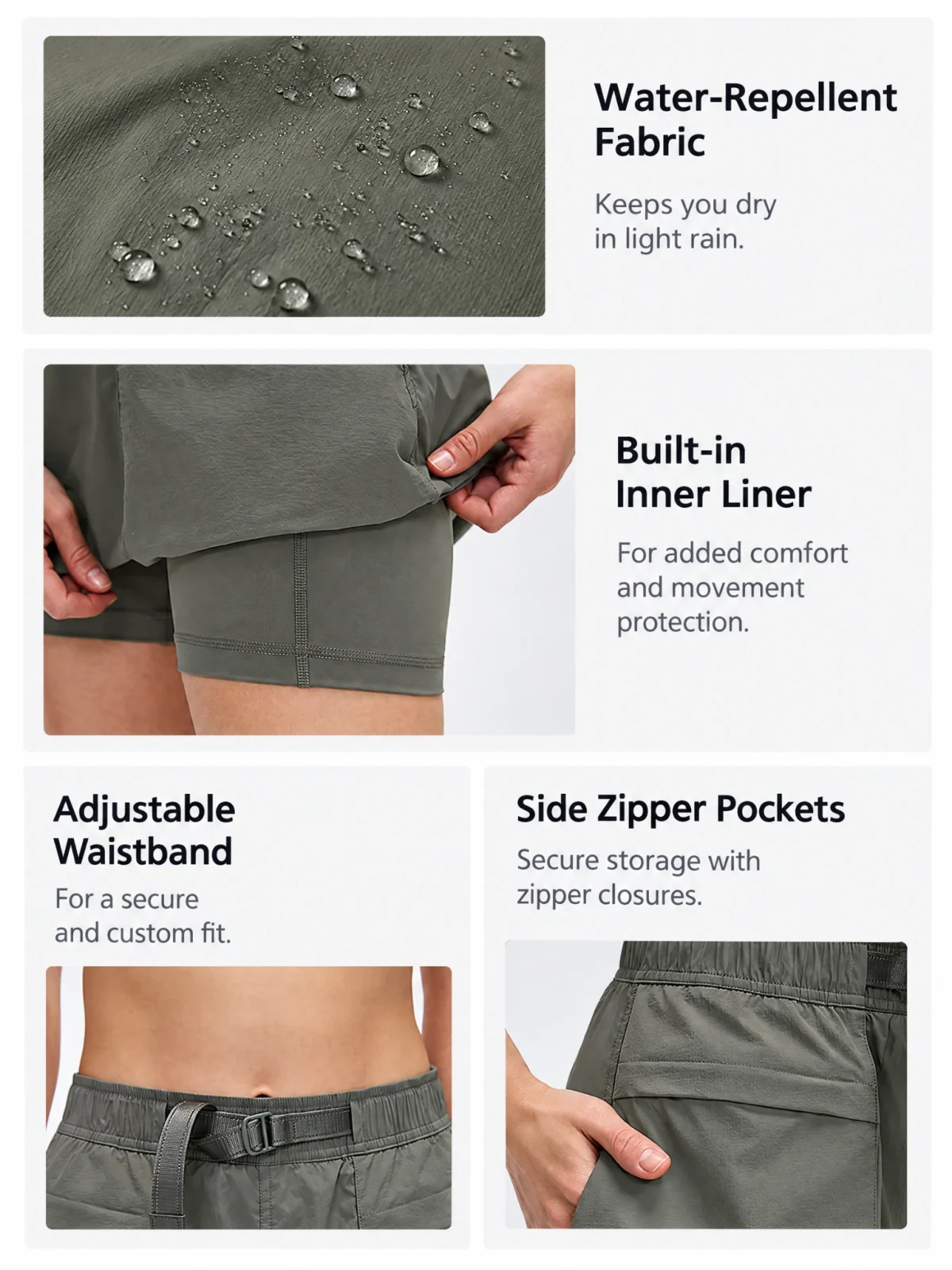High-Waisted A-Line Utility Skirt – Casual Sporty Summer Skirt