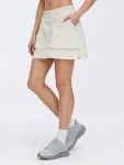 High-Waisted A-Line Utility Skirt – Casual Sporty Summer Skirt