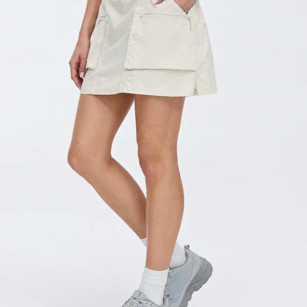 feature detail 4 - High-Waisted A-Line Utility Skirt